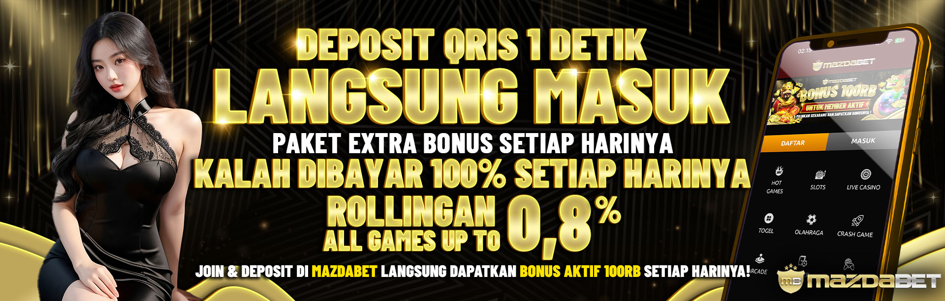 DEPOSIT QRIS 1 DETIK