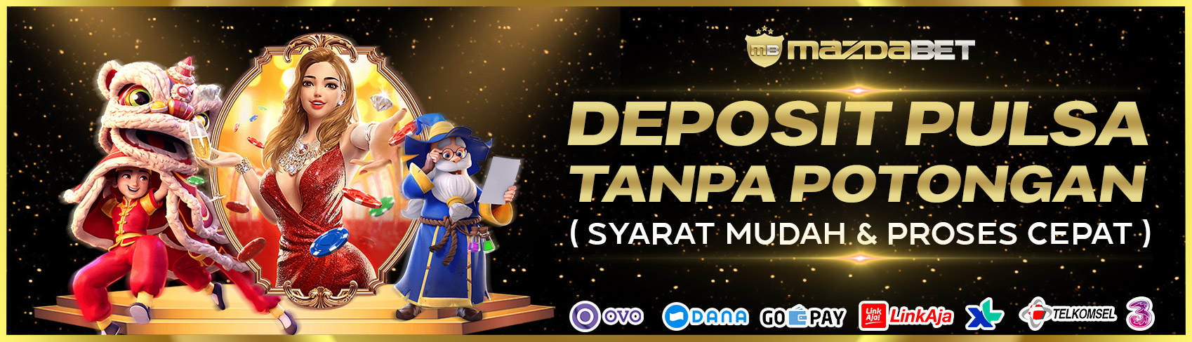 DEPOSIT PULSA TANPA POTONGAN