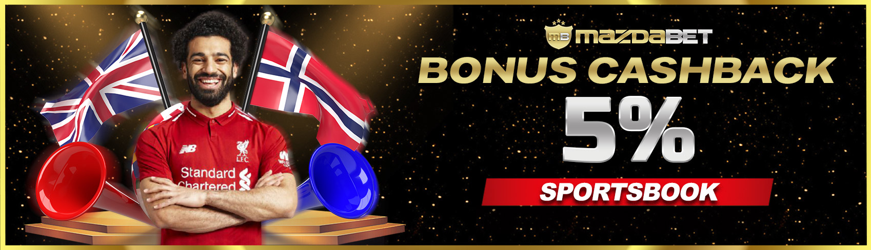 BONUS CASHBACK SPORTBOOKS 5%