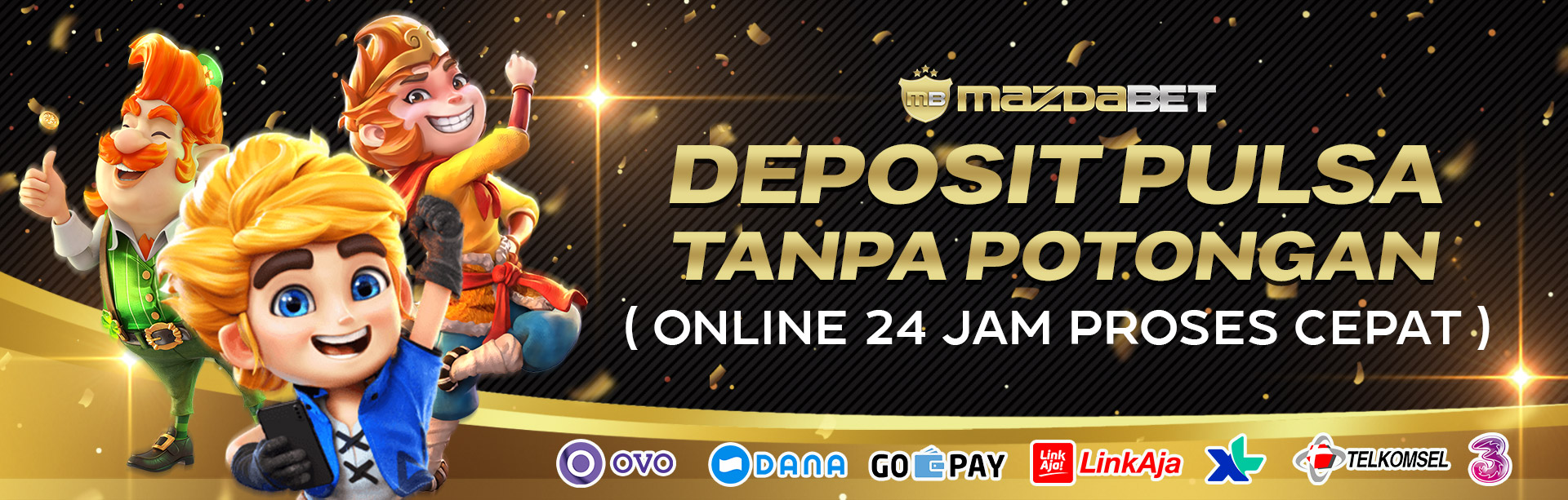 DEPOSIT PULSA TANPA POTONGAN